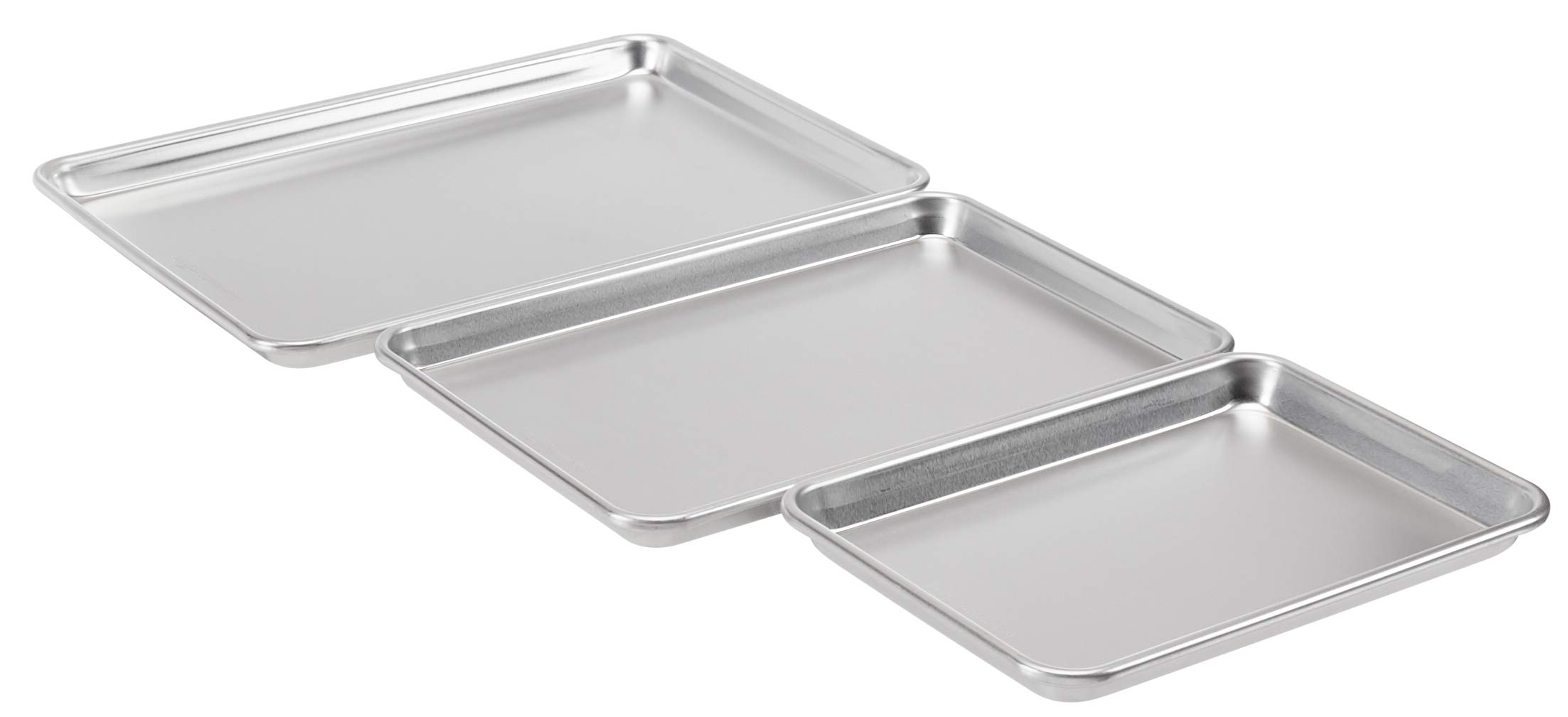 Buy Aluminum Baking Sheet Pan Set, Includes 1/4 Sheet