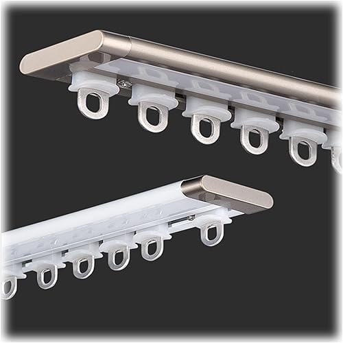 Rail de rideau de plafond – Rail en aluminium ultra fin pour fenêtres s'ouvrant 