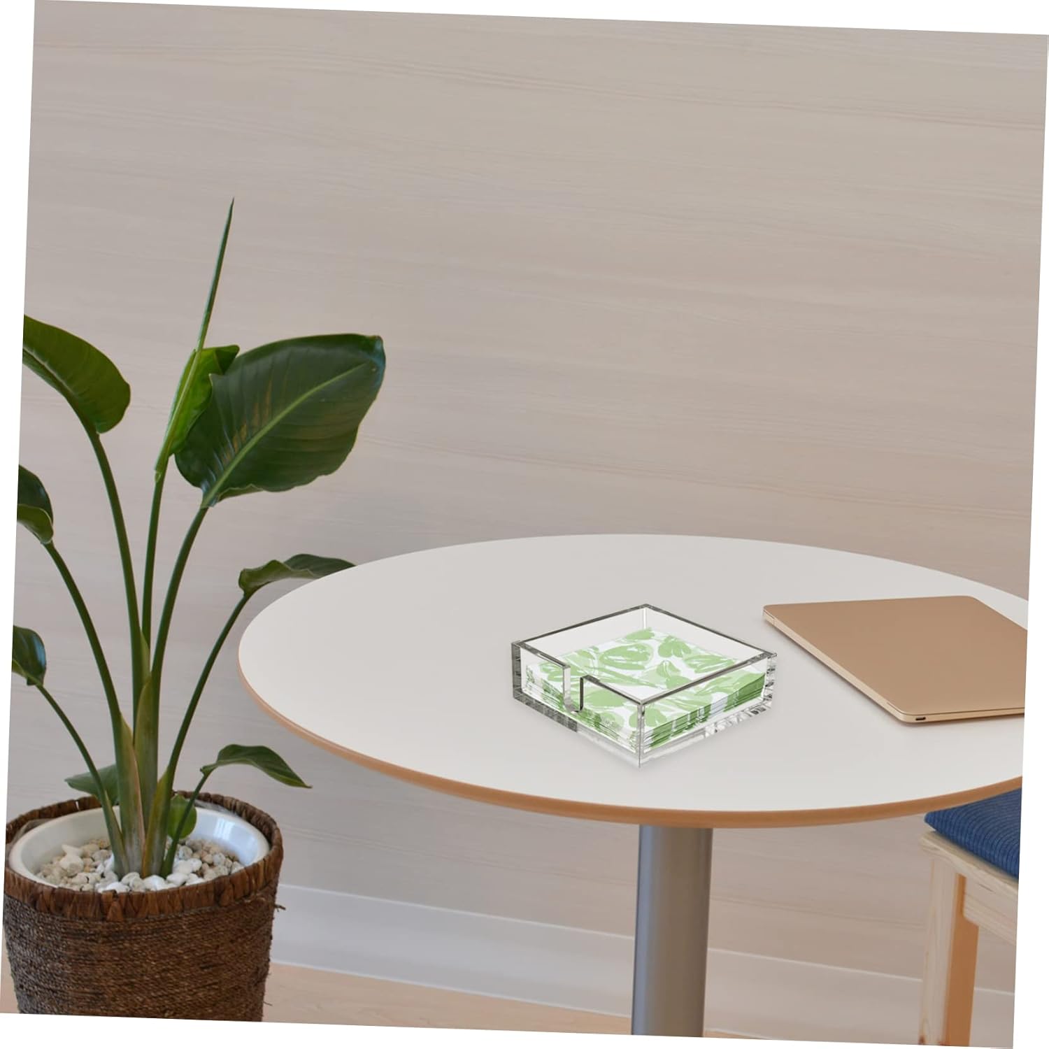 IMIKEYA 1pc Acrylic Napkin Holder for Parties Banquets Dinners Stylish Tissue Organizer Fits Lunch Napkins Tabletop Decoration