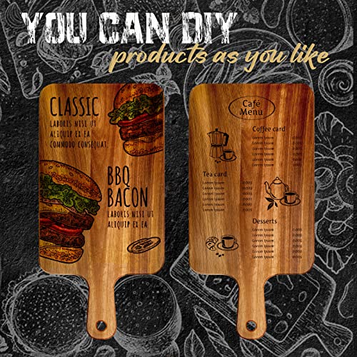 Nuenen-10-Pcs-Wood-Cutting-Board-with-Handle-157-x-78-Inch-Wooden-Serving-Board-Kitchen-Chopping-Boards-for-Pizza-Bread-Cheese-Charcuterie-Fruit-VegetablesAcacia