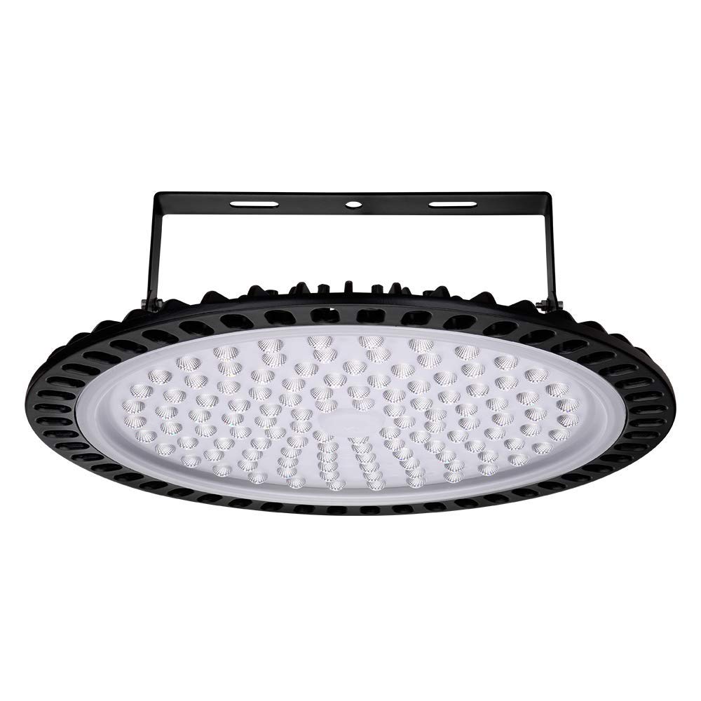 Viugreum 10 Pack 500W UFO LED High Bay Light 50000LM 6500K Daylight White Ultra Thin LED Warehouse Lighting — view 3