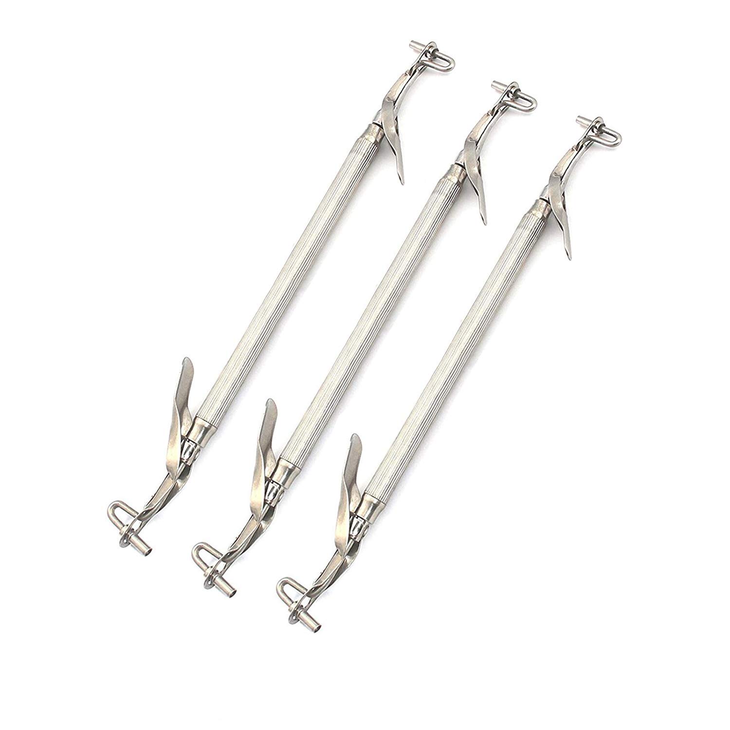Laja Imports 3 Pcs Amalgam Carrier Double Ended (Large), Dental Instruments for Educational Use