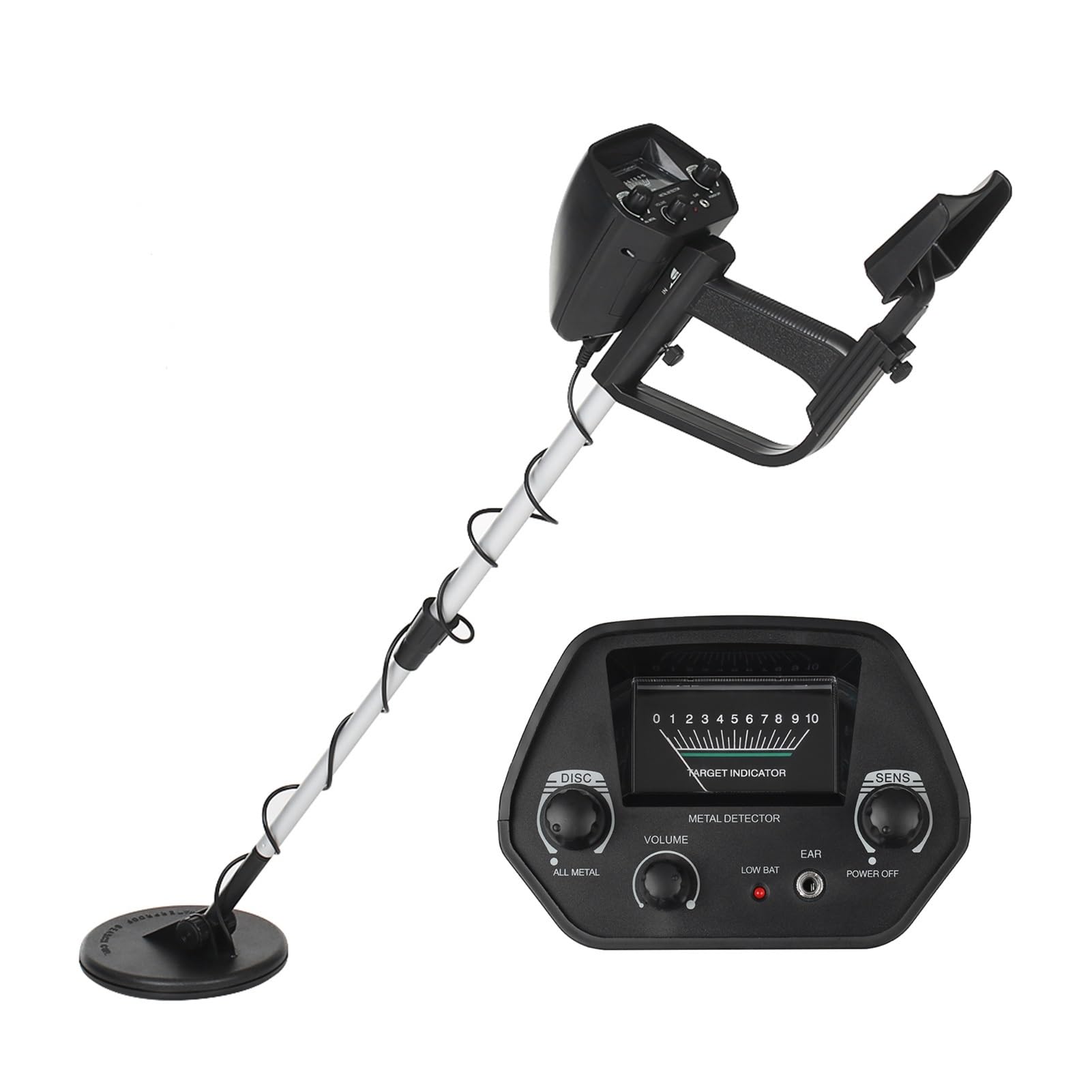 Metal Detector, MD4030 Metal Detector Underground Gold Detectors Treasure Hunter Tracker Seeker Metal Circuit Detector(SET1 MD-4030)