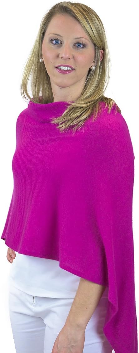 Alashan Cashmere Claudia Nichole Cashmere Draped Dress Topper - Plume/1267