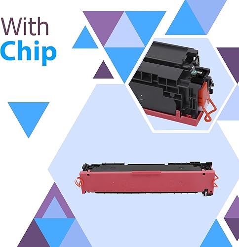 Miniatura 3 de Cartuchos de tóner 202A 202X rendimiento estándar, paquete de 5 repuestos compatibles para HP 202A 202X Color Pro MFP M281fdw M281cdw M254dw M254