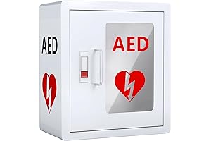 AED Cabinet Wall Mounted Defibrillator Cabinet Clear Window