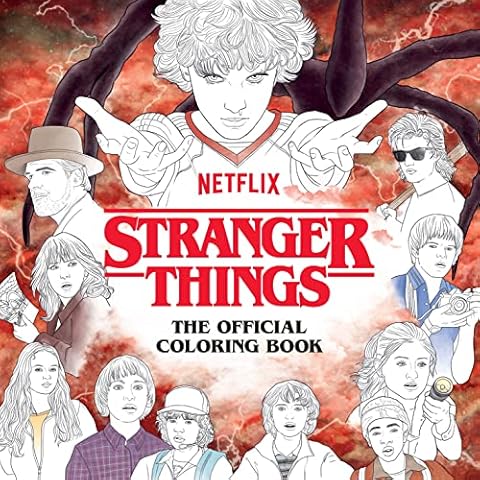 Stranger Things: The Official Coloring Book Cover