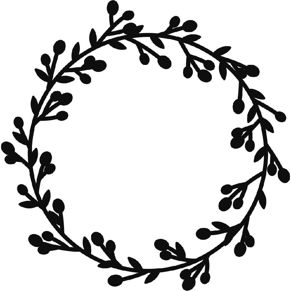 Artemio Merry Christmas Wreath Cutting die 9.5cm