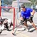 Premier Sports – Bundle 54“ Junior Steel Street Hockey Goal + 3 Pack Inline Hockey Pucks