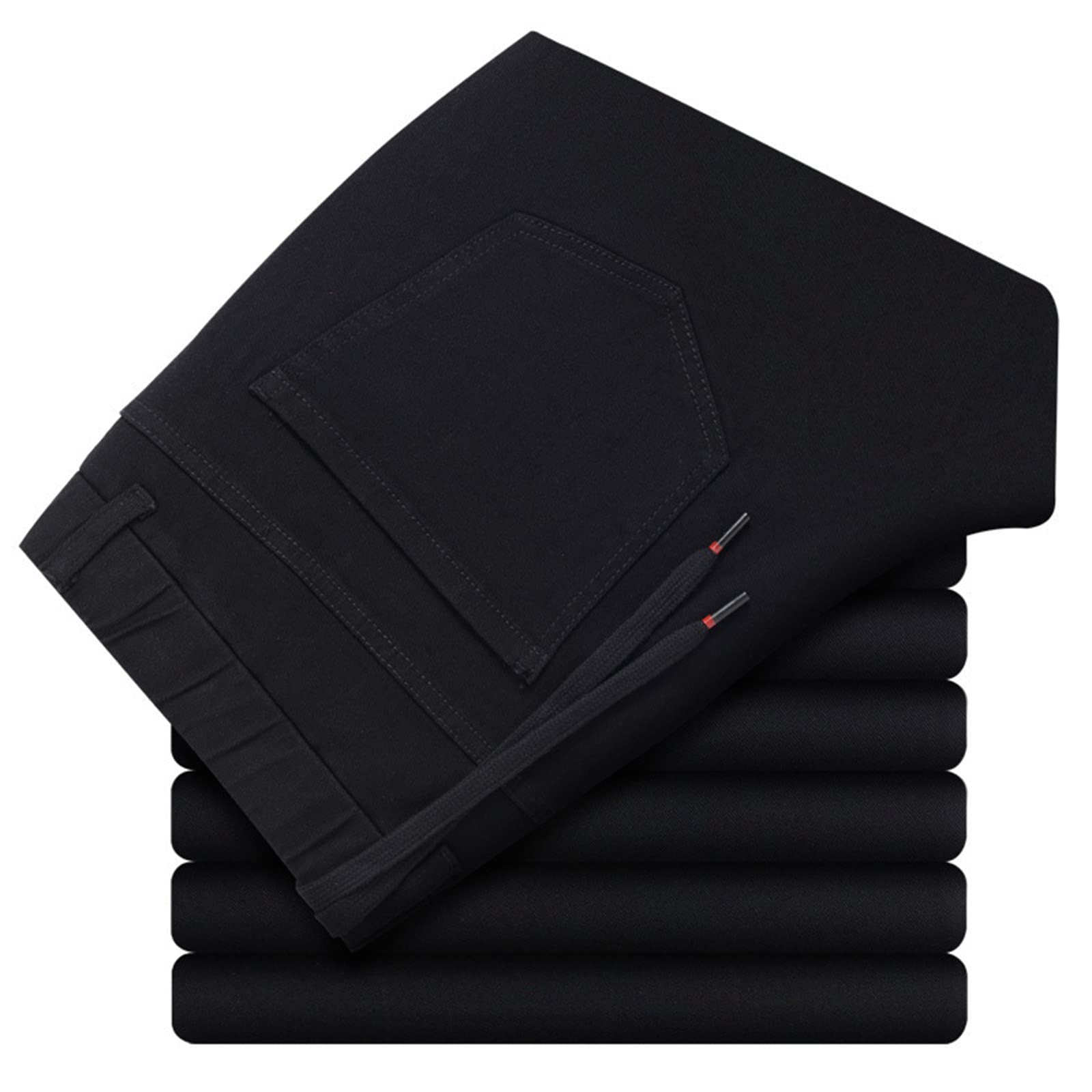 WFEI Pantalones Vaqueros de Moda para Hombre, Pantalones Vaqueros Holgados de Talla Grande, Pantalones Vaqueros de Gran tamaño para Hombre
