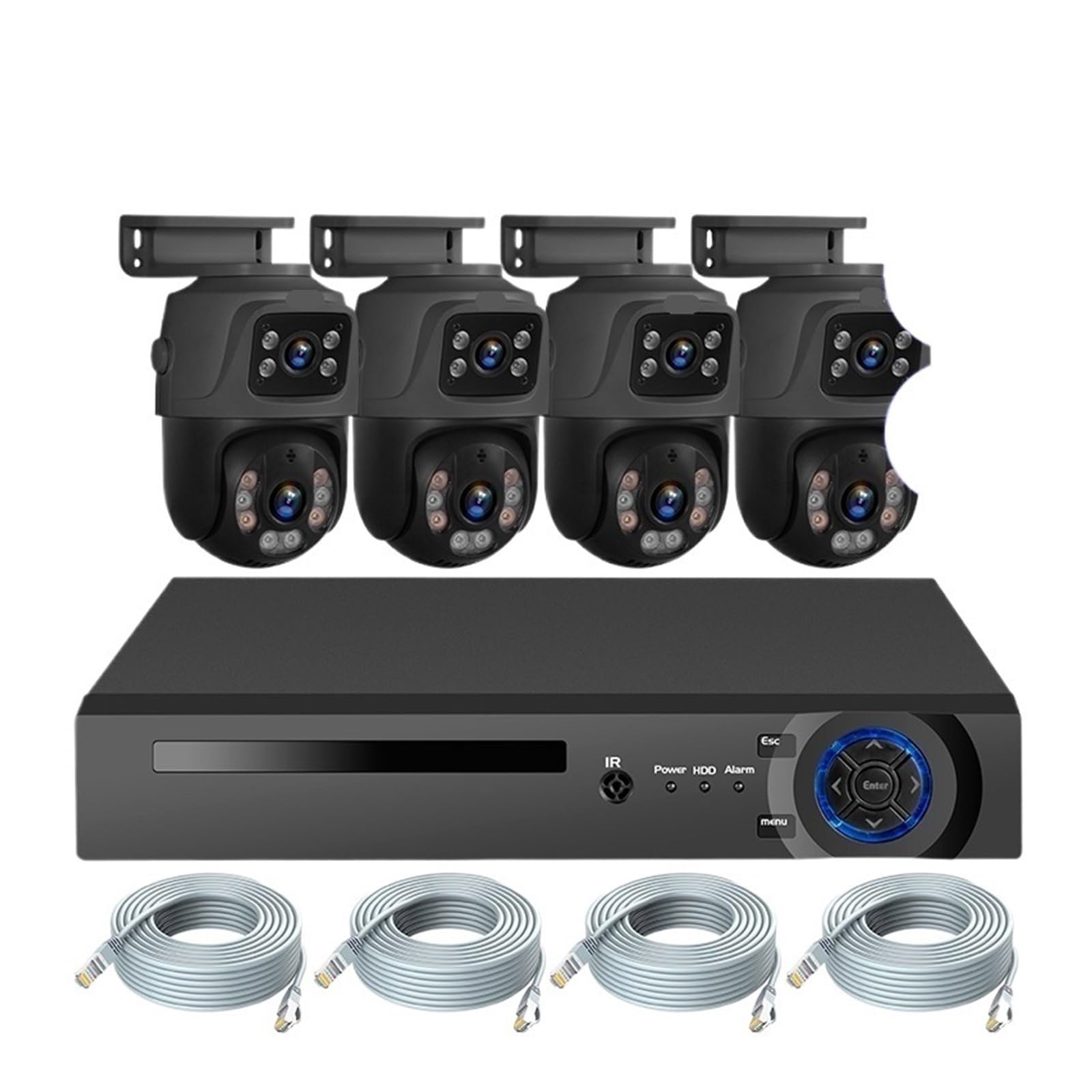 Sistema di telecamere di sorveglianza HD POE impermeabile da 6 MP