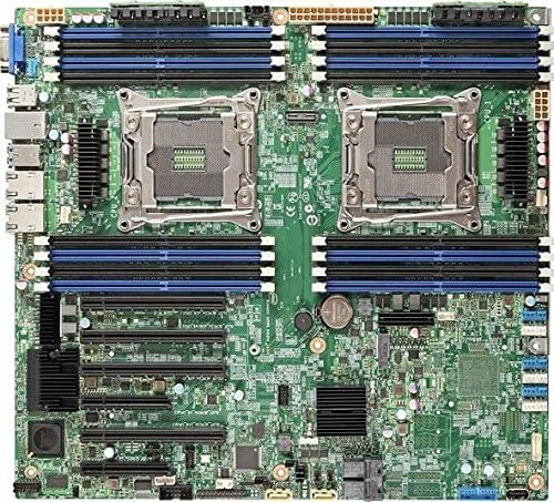 Intel S2600CWTR Server Motherboard with components visible