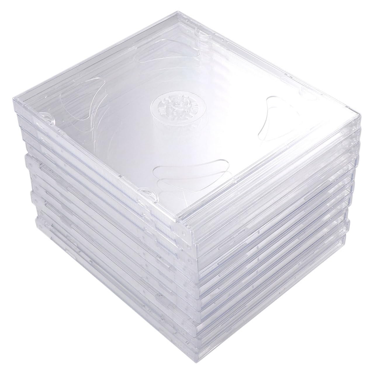 IMIKEYA 25stücke Transparente Cd-hüllen DVD-verpackungen Aufbewahrungsboxen für Medien DIY-hüllen Durchsichtig Praktisch für Zuhause und Unterwegs