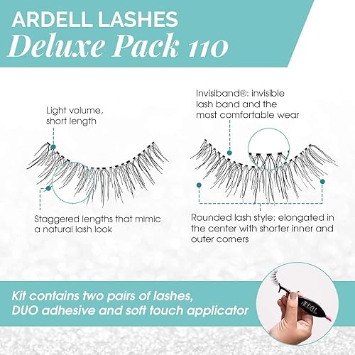 Miniatura 2 de Ardell Paquete de pestañas Deluxe Paquete de 10 110