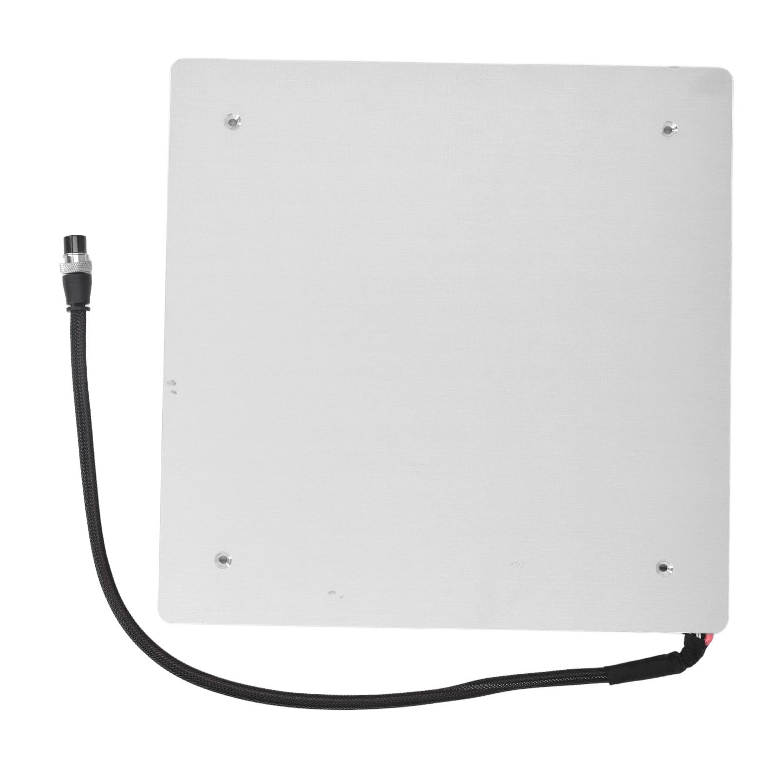 3D Drucker Heizbett, 310 x 310 x 3 mm Aluminiumlegierung, 12V 220W, mit Luftfahrtstecker und Isolierunterlage für CR 10 und CR 10S, Schnellheizend bis 100°C