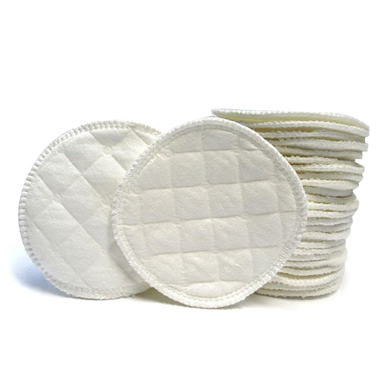 HAPINARY Ultra Absorbent Washable Breastfeeding Pads 12 Pack Cotton Nipple Pads Leakproof Reusable for Nursing Bra