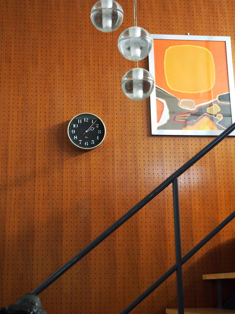 Amazon.co.jp: レムノス Lemnos 掛け時計 RIKI RING CLOCK WR20-05 BK