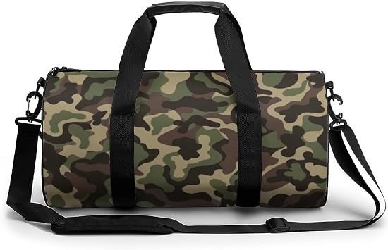Sports Gym Bag,Military Camouflage 