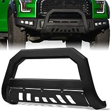 733469492689 Compatible with 2002-2005 Dodge Ram 1500/2006-2008 1500 Mega Extended Crew Cab / 2003-2009 2500 3500 Advance Series Bull Bar - Textured Black