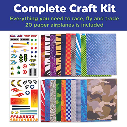 Faber-Castell 1994000 Creativity For Kids Paper Airplane Squadron - Create 20 Paper Airplanes, Crafts For Boys And Girls, Stocking Stuffers And Gift For Boys, Kids Activities thumb #2