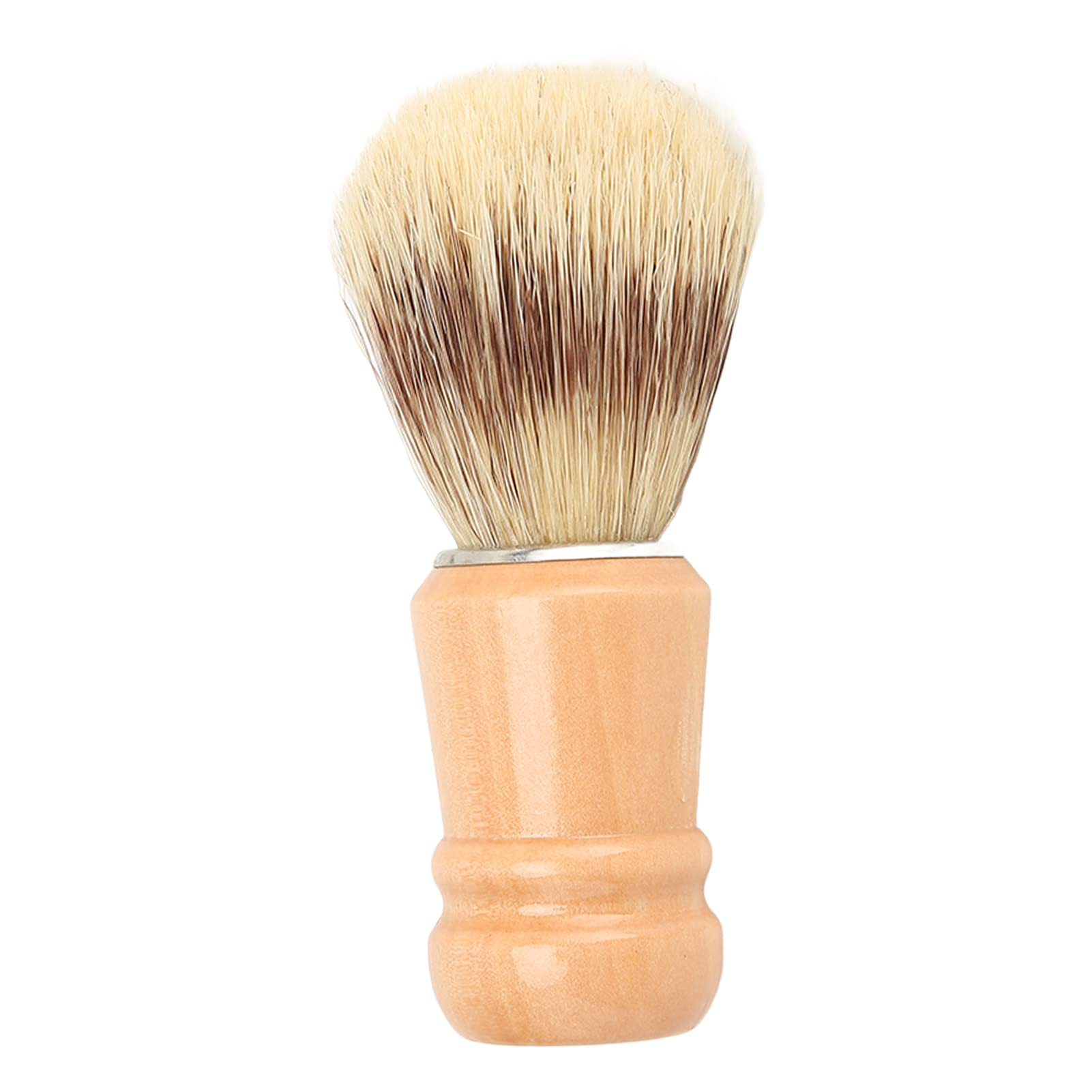 Brocha de Afeitar para Hombres, de Madera, Brocha de Afeitar para Barba, Liviana y Suave para Peluquería y Hogar