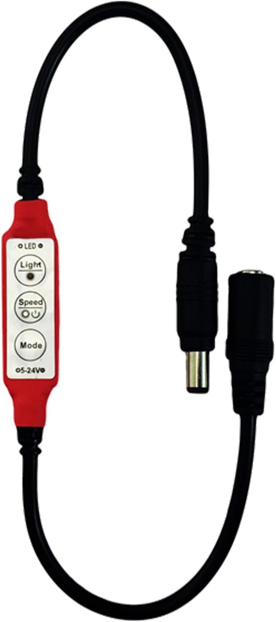 Red led Light kit with Effects Control for Flicker Flame Glowing fire Props 12 Volt DC with 5 Foot Cable Socket for Theatrical Scenery Stage Props Fake fire Lighting Effects
