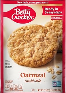 Betty Crocker Cookie Mix Oatmeal 17.5 oz (Pack of 4)