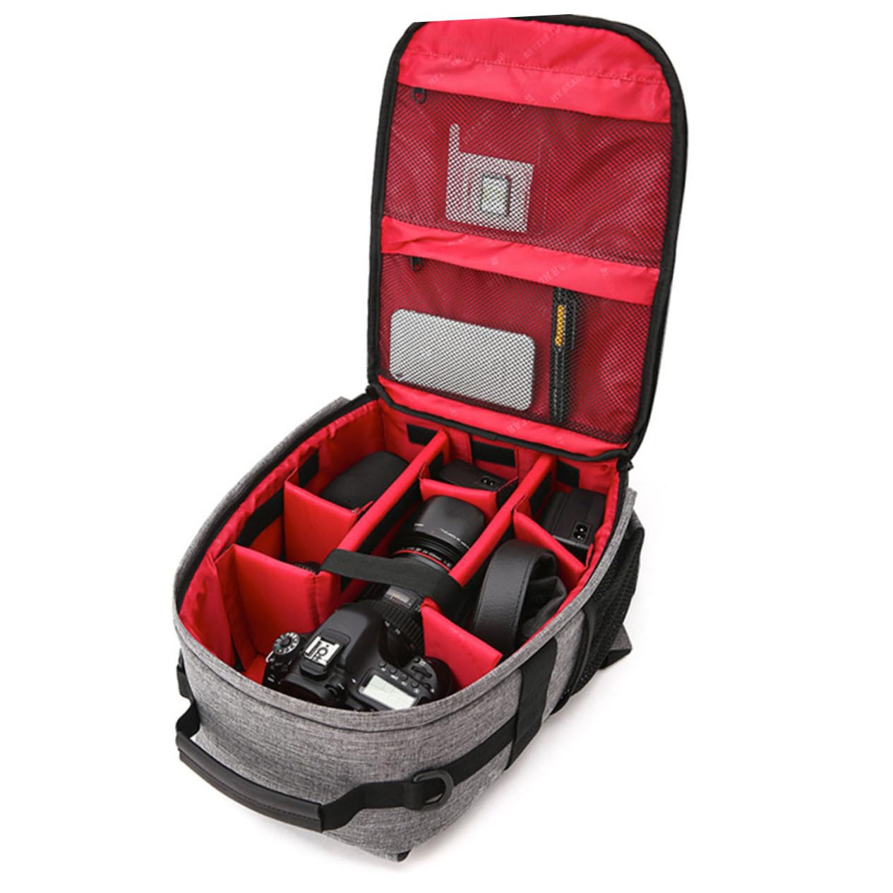 ABOOFAN Borsa per Macchina Fotografica Oxford, Tracolle Comode, Uso Multiplo, Organizzatore e Custodia per Uscita All'aperto