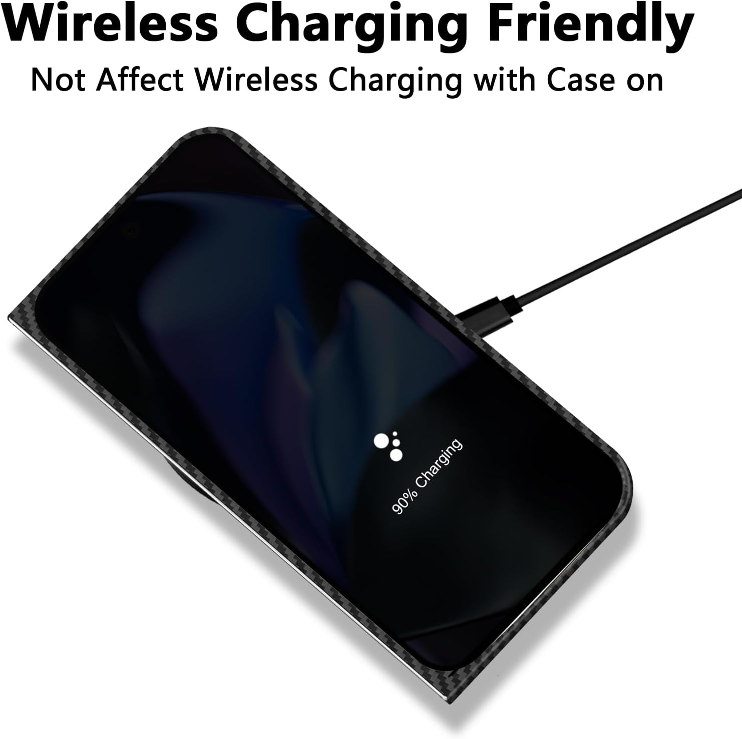 Slim 1500D Aramid Fiber Case Compatible with Google Pixel 10 Pro Fold, Thin Carbon Fiber Cover with Wireless Charging Support (Matte Black)‌ NO Magnet Built in