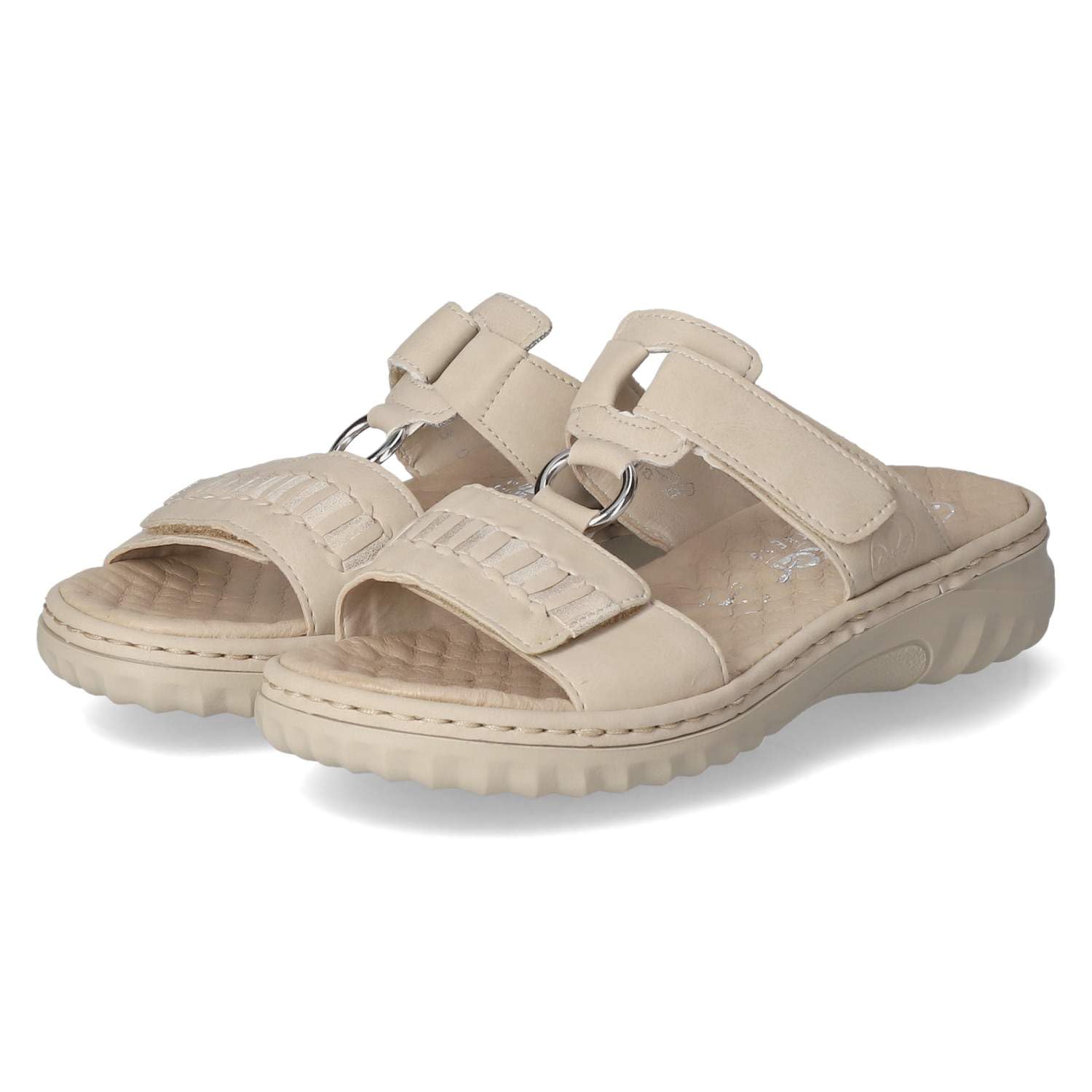 Rieker Damen Pantolette in beige