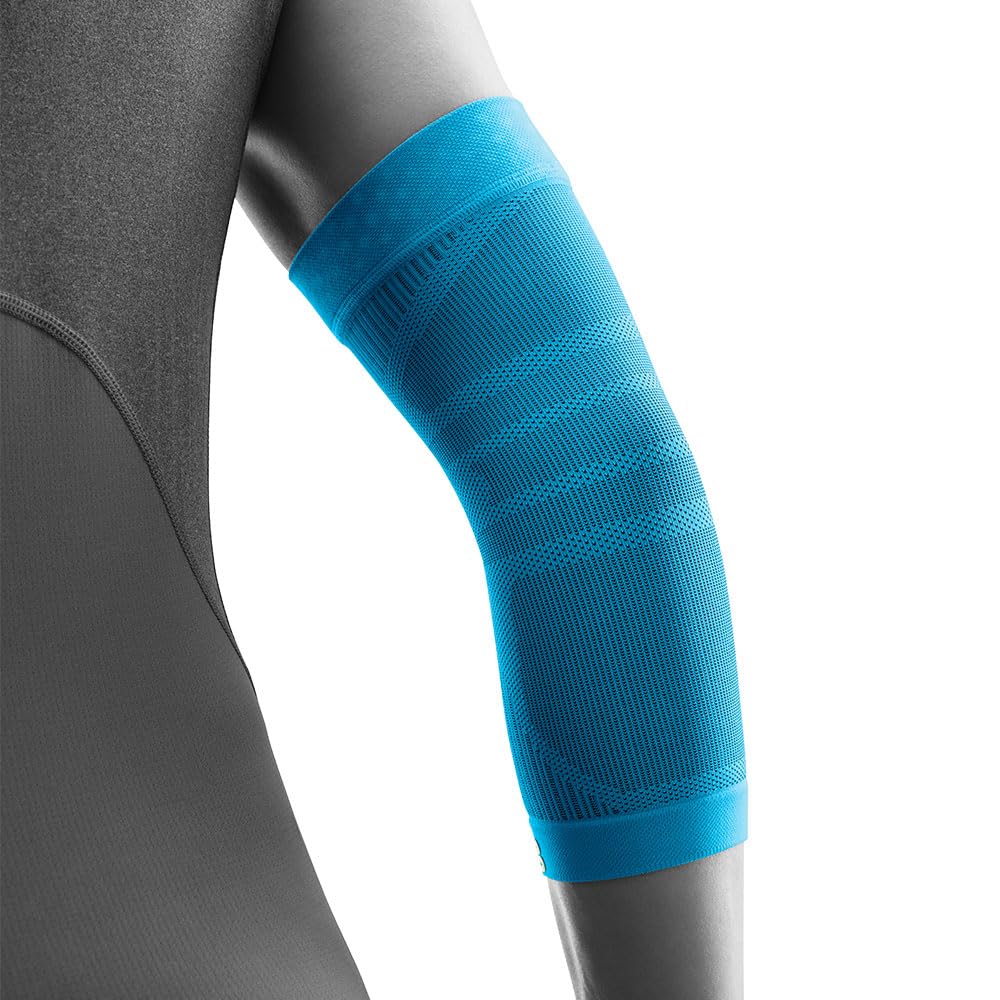 Bauerfeind Codera deportiva de compresión para codo, 1 codera unisex con compresión, para baloncesto, atletismo y deportes de pelota y golpeo, se puede llevar a la derecha e izquierda