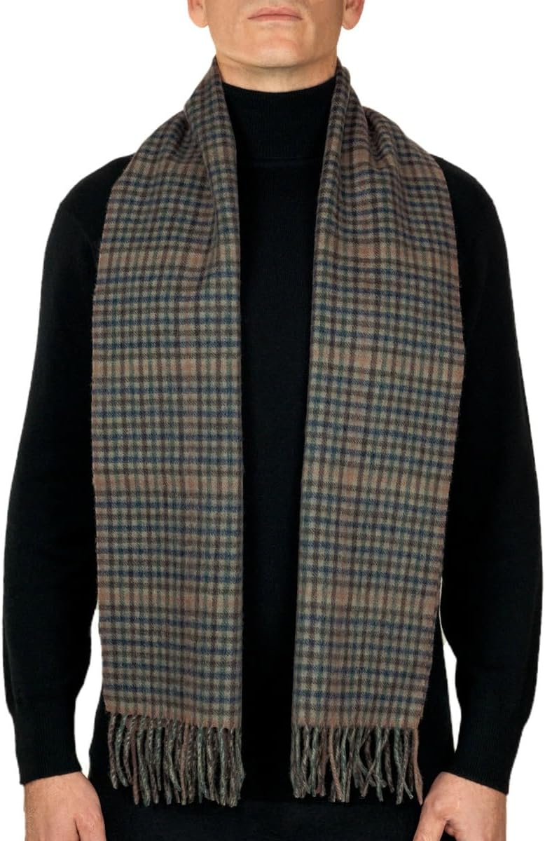 Oxfords Cashmere 100% Lambswool Tartan Plaid Scarf - Image 2