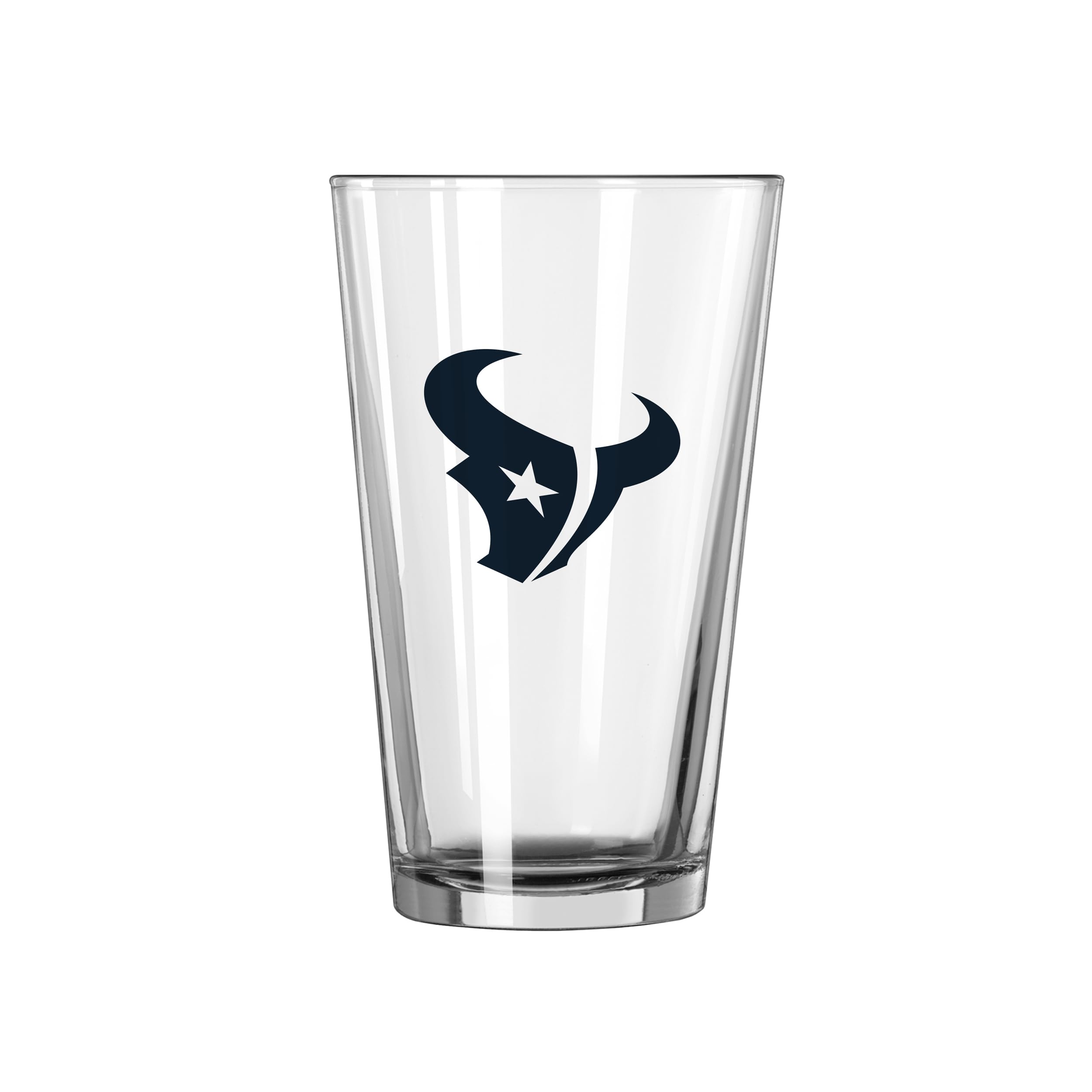 logobrands Houston Texans 16oz. Team Wordmark Game Day Pint Glass