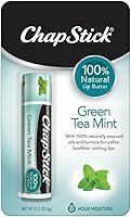 Vista 1 de ChapStick Té verde menta 100% ingredientes naturales Mantequilla labial, bálsamo labial hidratante - 0.15 onzas
