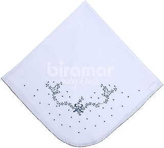 Vira Manta para Bebê Fustão Paris Marinho, Biramar Baby, Marinho