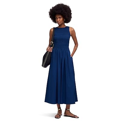 Madewell Sicily Dress Mid With Poplin Women