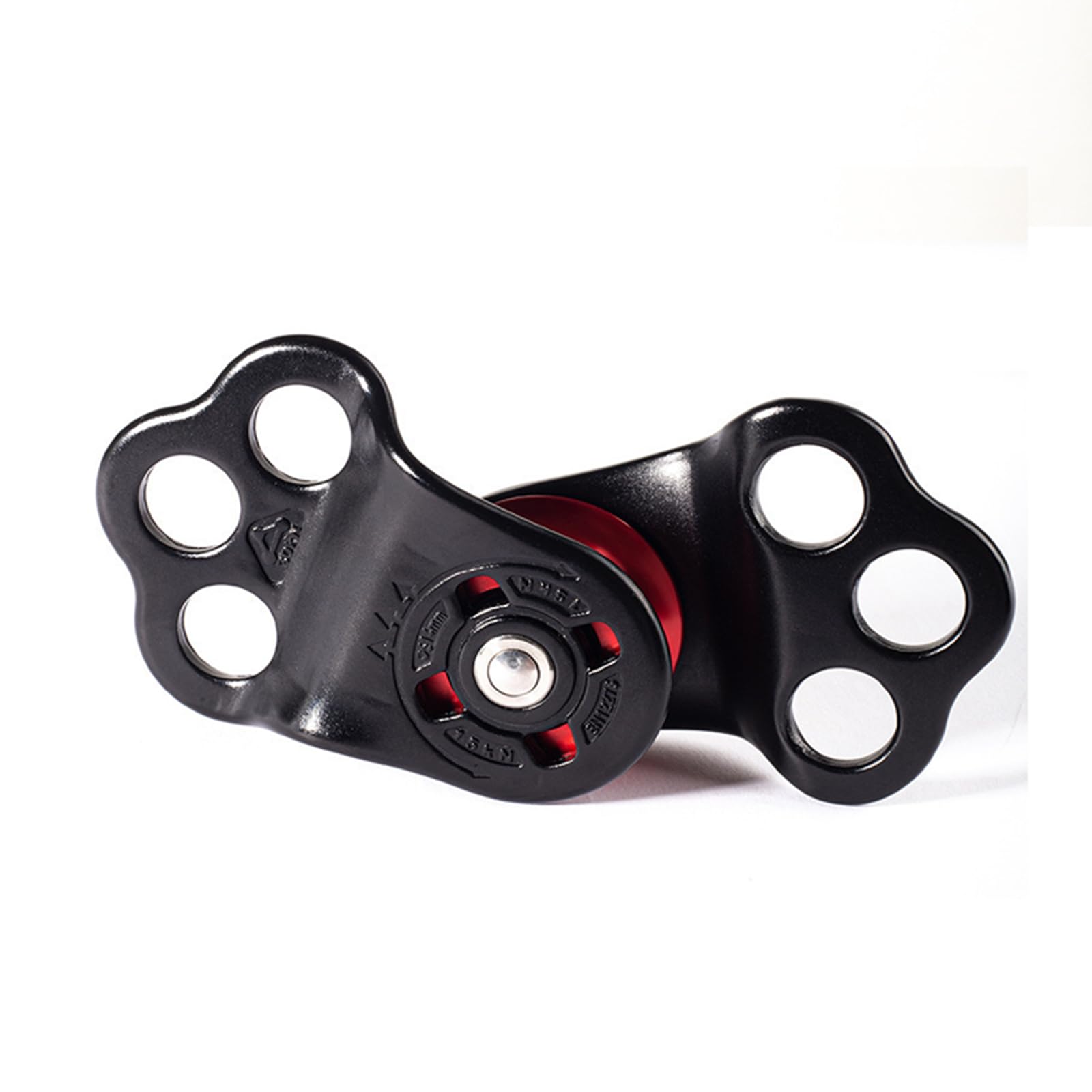 Polea individual de rodamiento de bolas de 30 KN de 3 agujeros para equipo de rescate de transporte de cuerda de 14 mm