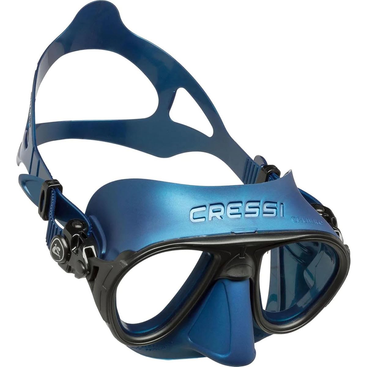 Cressi Calibro Mask and Corsica Snorkel Kit - Blue