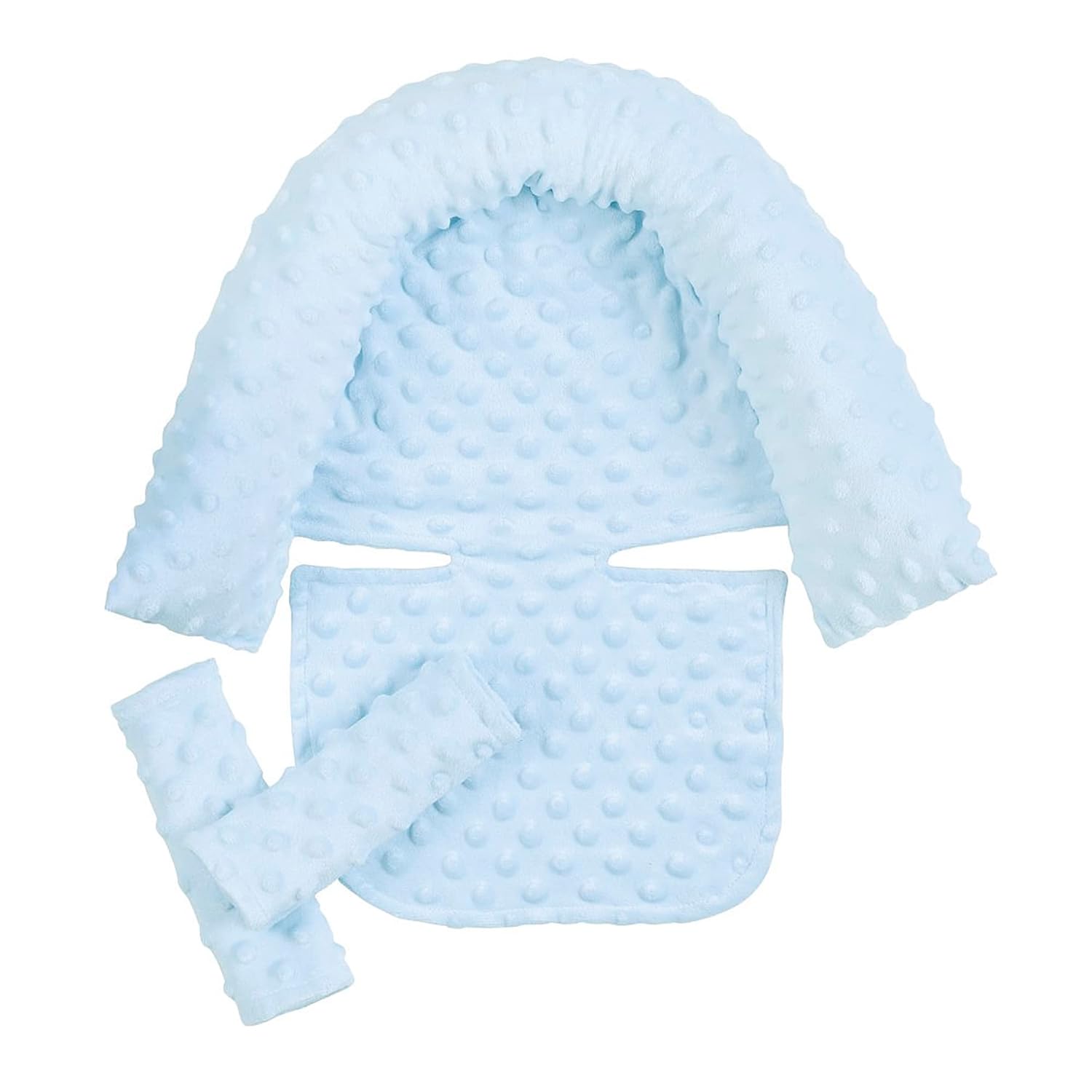 Soft Minky Baby Carseat Head Neck Body Support Pillow and