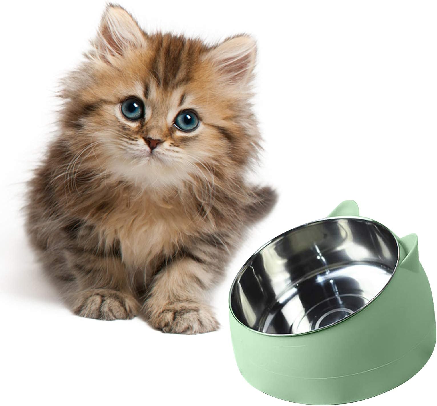 Pet Supplies YHNHT Heated Cat & Dog Bowl,Dog ThermalBowl Heated Pet