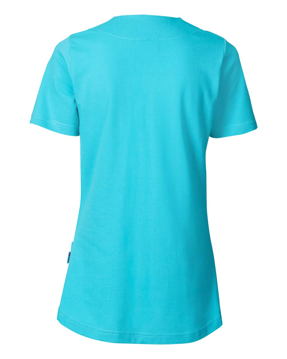 CLINIC DRESS Longshirt - Damen Shirt leicht tailliert 1/2 Arm hinten länger Saum abgerundet 60° Wäsche