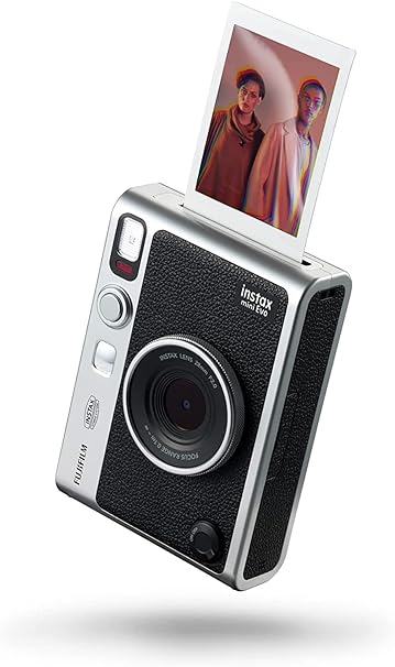 FUJIFILM Câmera Instax Mini EVO híbrida instantânea + filme Fuji