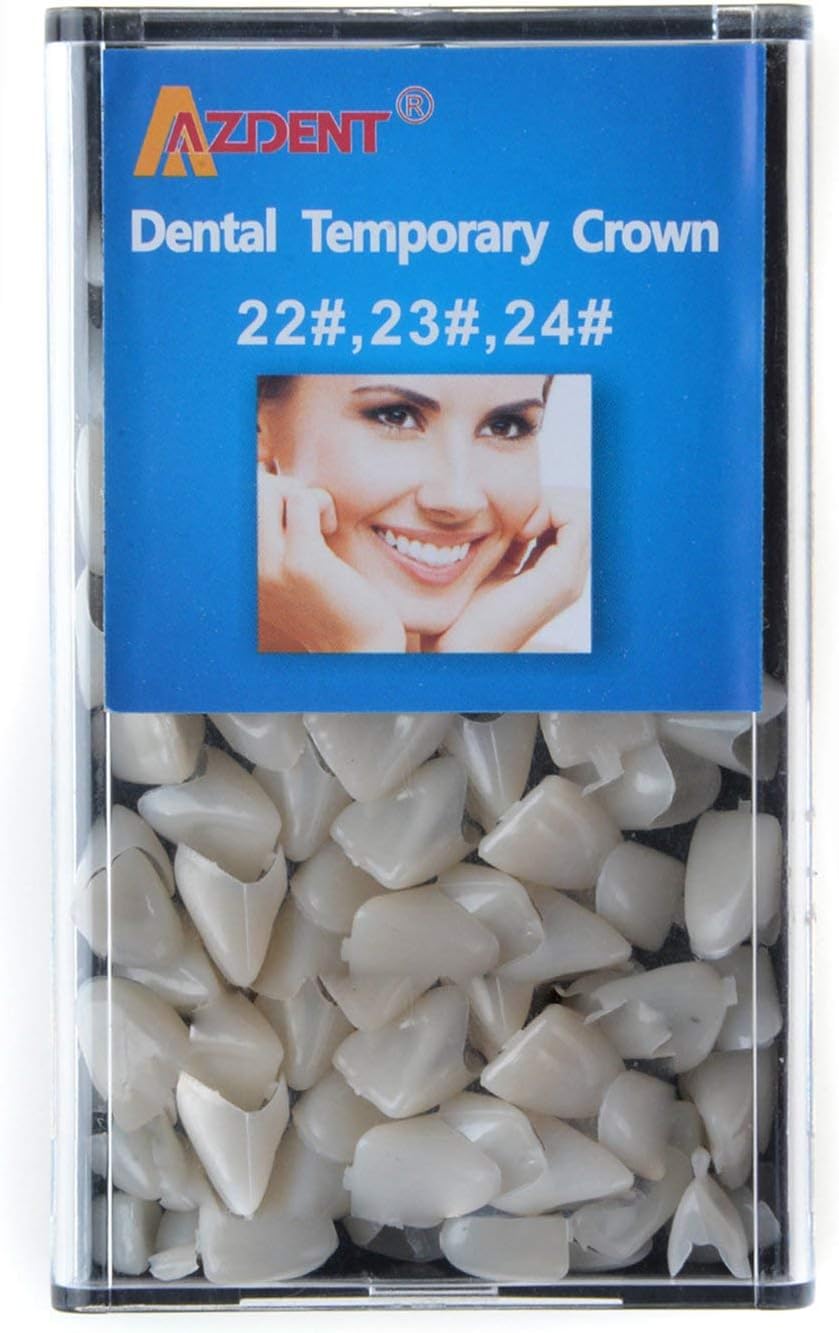 AZDENT Dental Temporary Crown Veneers Materials for Anterior Front Teeth 3 Sizes Mixed for Lateral Incisor,Central Incisor : Beauty & Personal Care