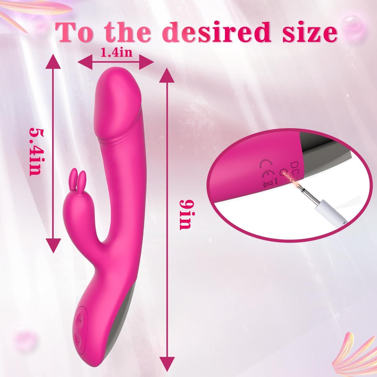 Sensual Delights Erotic Massage Kits Thrusting Dildo Vibrator Sex Toys for Women - Rabbit Vibrators Sex Toy with 10 Vibrating Modes for Clitoral Anal Stimulation, G Spot Vibrator Dildos
