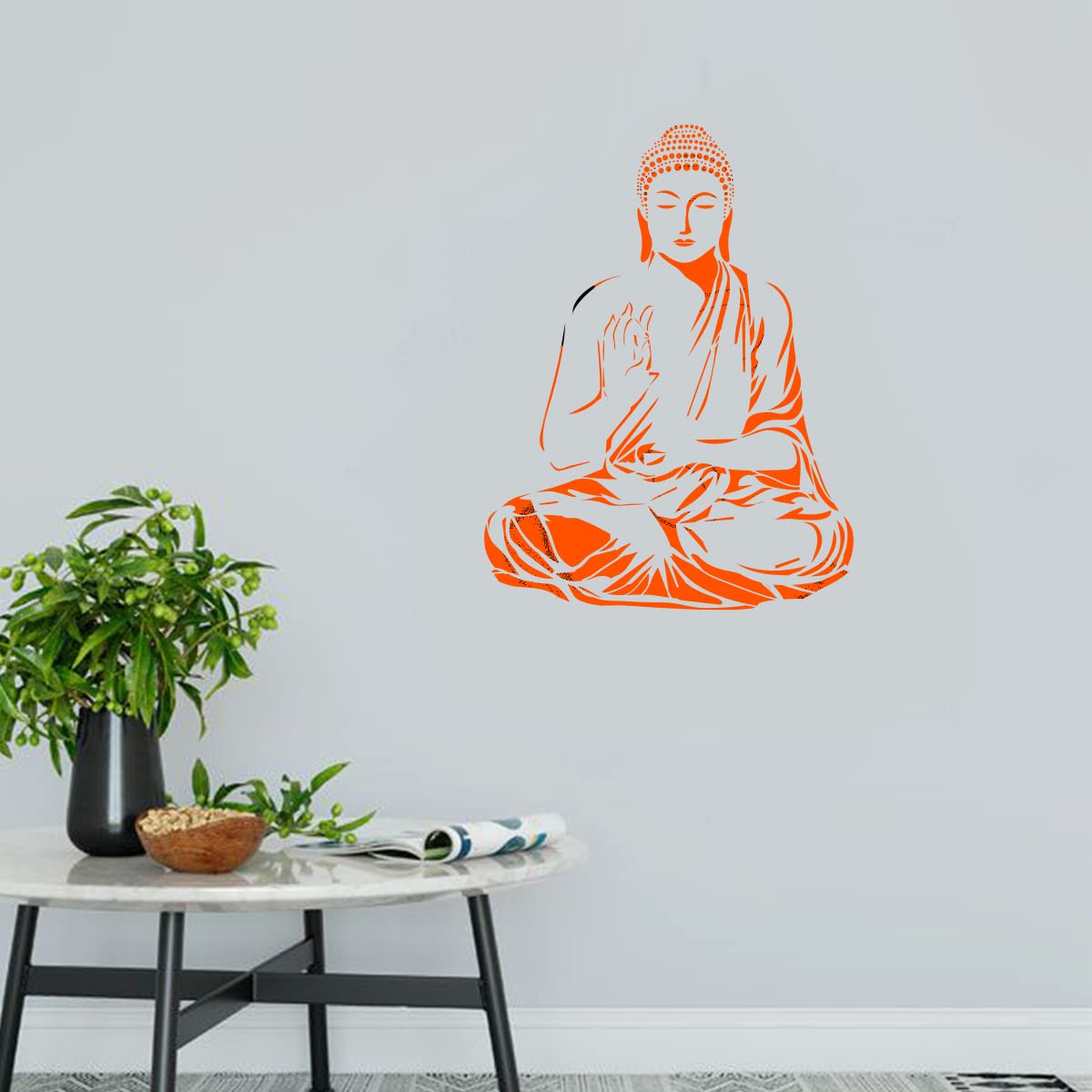 Buddha Wall Art, Buddha Stencils, Buddha Art, Budda Stencil for Painting, Buddha Paiting on Wall, Buddha Designs on Walls DBS-0125
