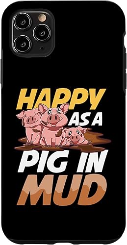 Miniatura 4 de iPhone 12 mini Happy As A Pig In Mud for a Pig Lover and Farmer Case
