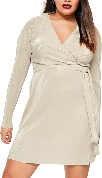 amazon plus size wrap dress