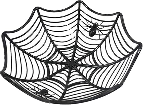 Decoraciones de Halloween, cesta de dulces de red, cesta de regalo de bocadillos, cesta de alimentos, caja de dulces, cesta de almacenamiento de