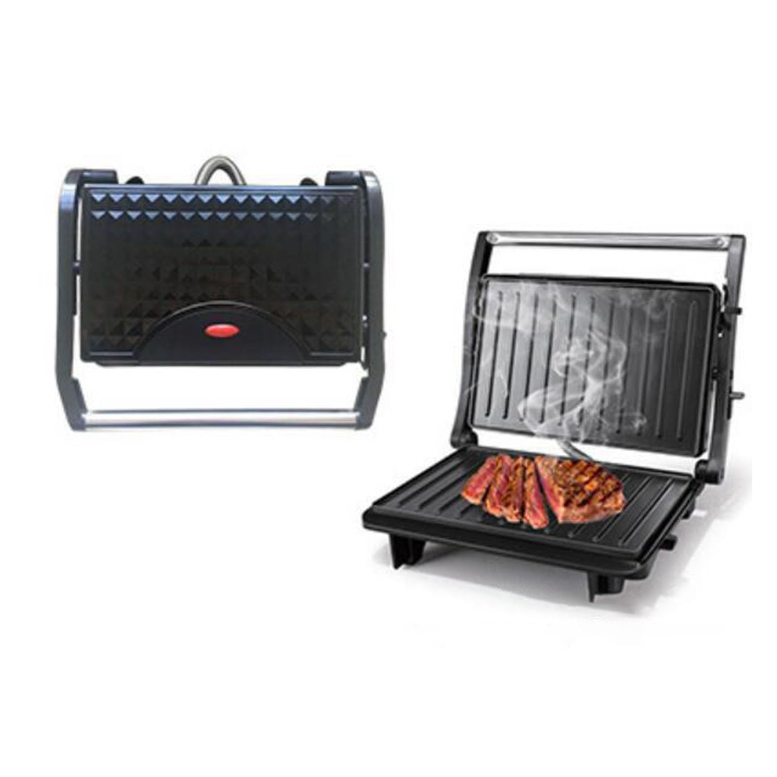 Electric Steak Griddle Double Heating, Multifunctional Cooker, Aluminum Small Maker Grill for Steak, US Plug 110V?120V