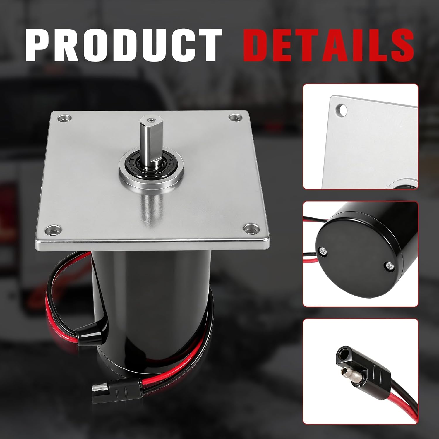 3005693 New Salt Spreader Motor Compatible with Buyers/Saltdogg TGSUV1B & TGSUVPRO Tailgate Western 12V DC Replacement for 08729, W-8018, 062804, 3005414, BP801-0058, BP801-005B, BPC12, EX0712